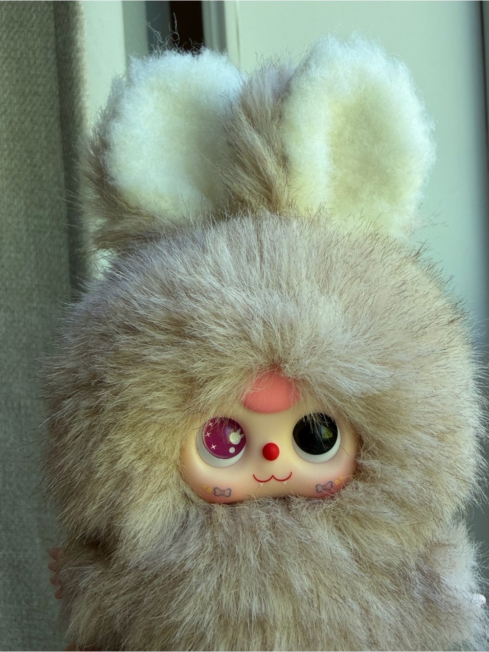 NIB Baby three super mini bunny letter G (rare special a/b eyes)